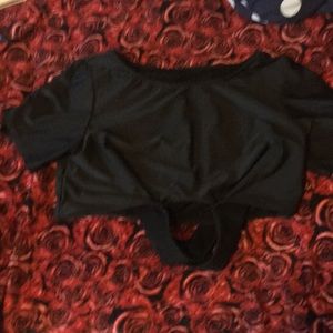 Black Bathing suit top.  Shein US 1X
